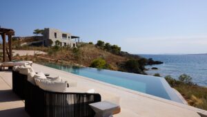 GR Adytum Villas Outdoor Pool Sea View