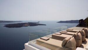 GR Iconic Caldera View Luxury Sunbeds