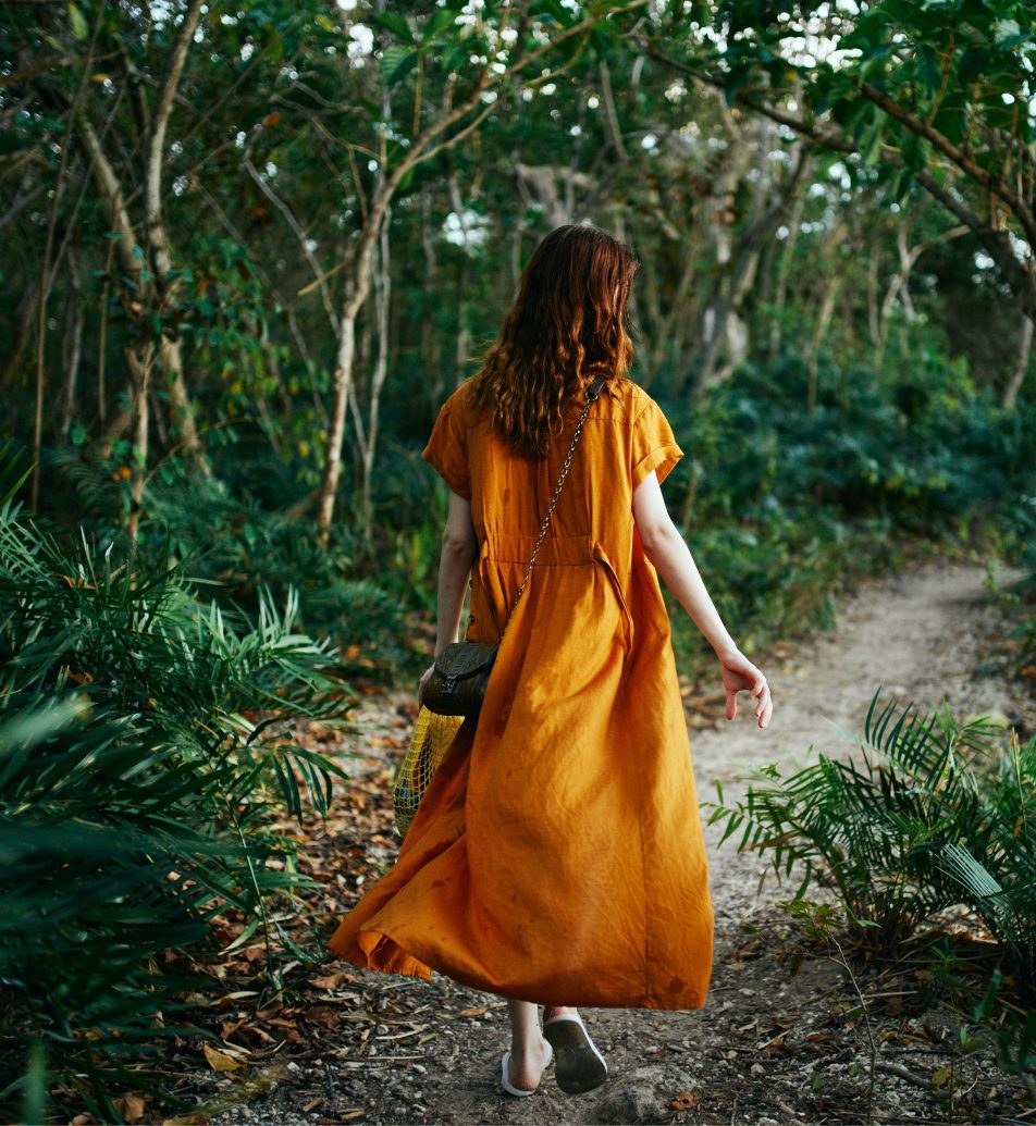 Women Walking In The Forest